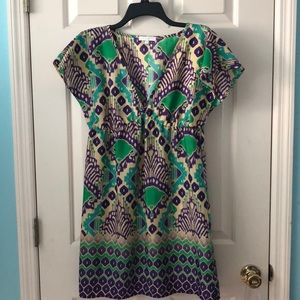Glam patterned dress